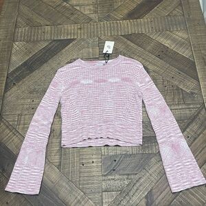 Sincerely Jules Pink Knit Crop Top